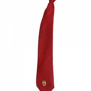 Red Clip on Tie