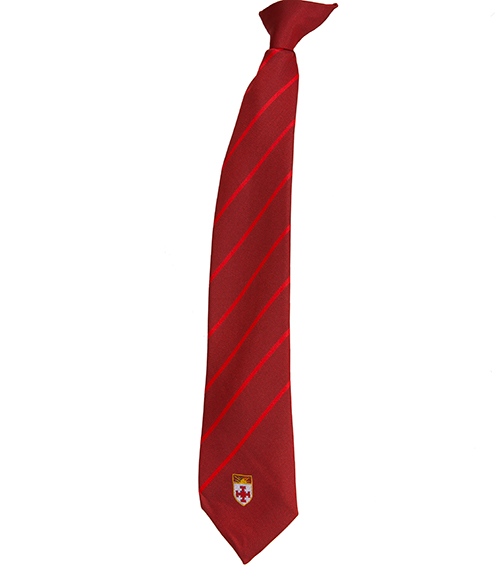 Red Clip on Tie