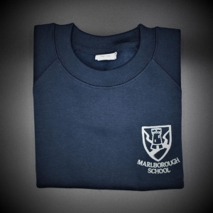 Marlborough Embroidered Crew Neck Sweatshirt